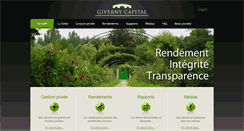 Desktop Screenshot of givernycapital.com